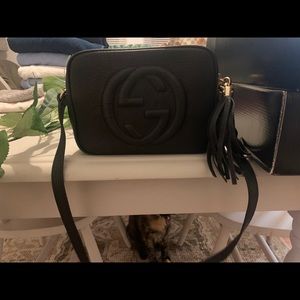 GUCCI SOHO SMALL LEATHER DISCO BAG